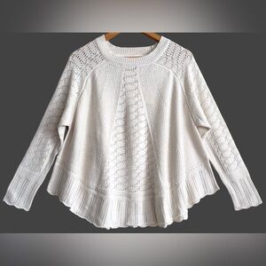 ANTHROPOLOGIE Angel Of The North Coquette Feminine Lightweight Sweater XS/S NWT